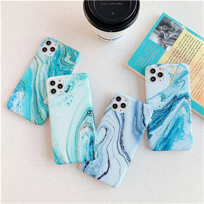 Wholesale colorful marble phone case iPhone 13 11 pro max case cell phone cover